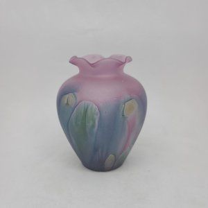 Vintage Rueven Hand Painted Vase